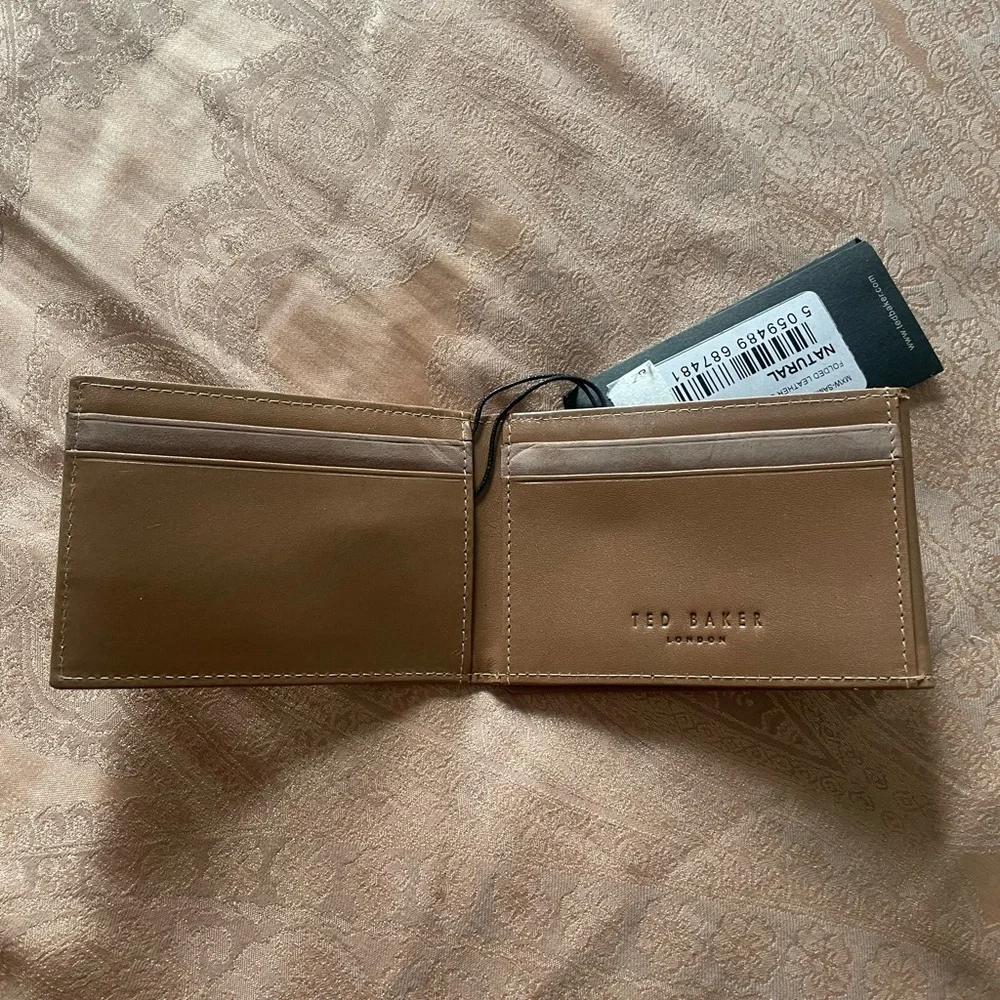 Ted Baker Natural Folded Cardholder